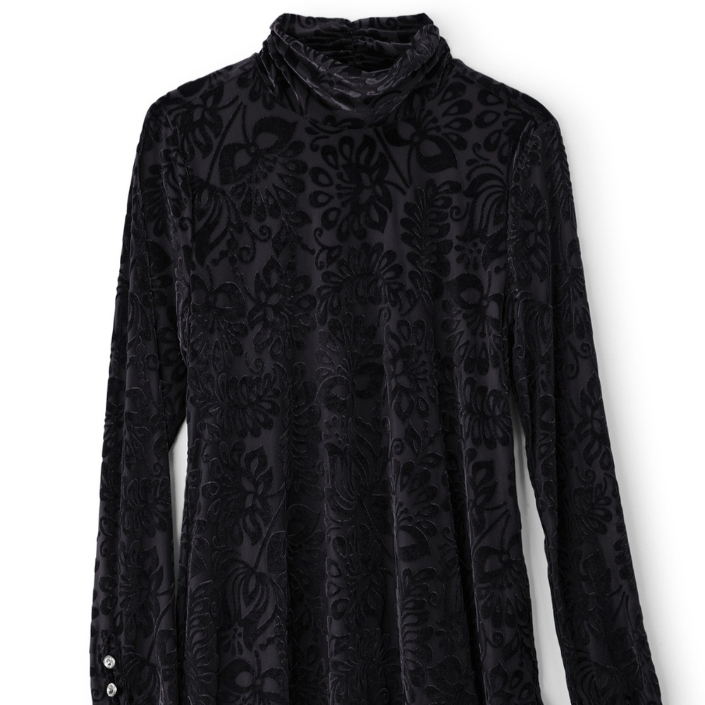 Walden Velvet Turtleneck